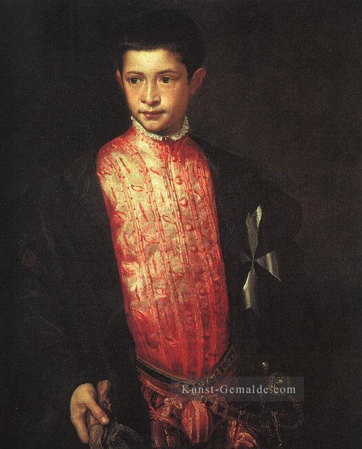 Porträt von Ranuccio Farnese Tizian Ölgemälde